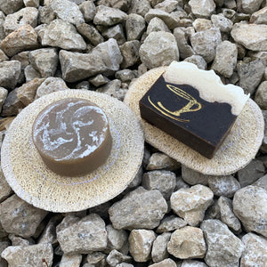 Luffa-Seifenkissen rund