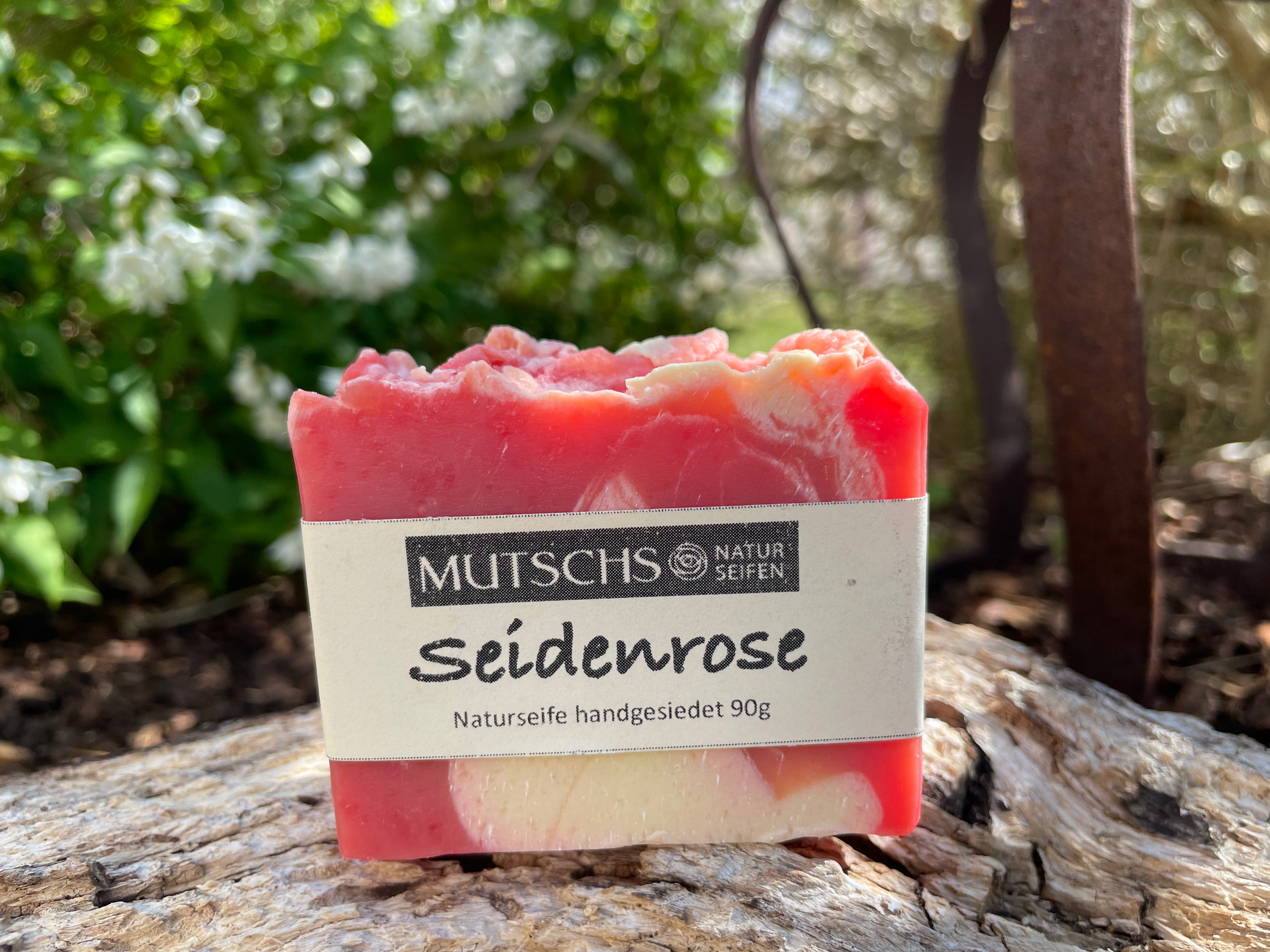 Naturseife Bio "Seidenrose"