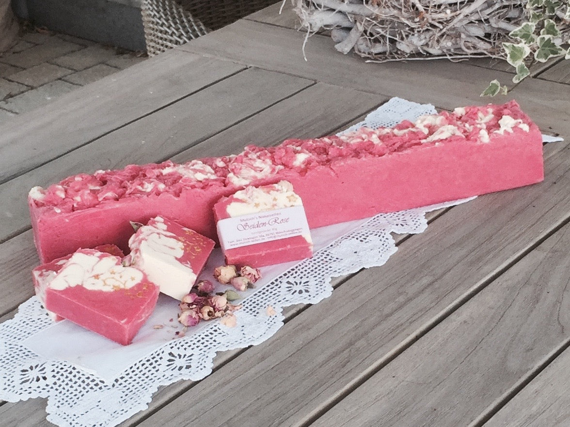 Naturseife Bio "Seidenrose"