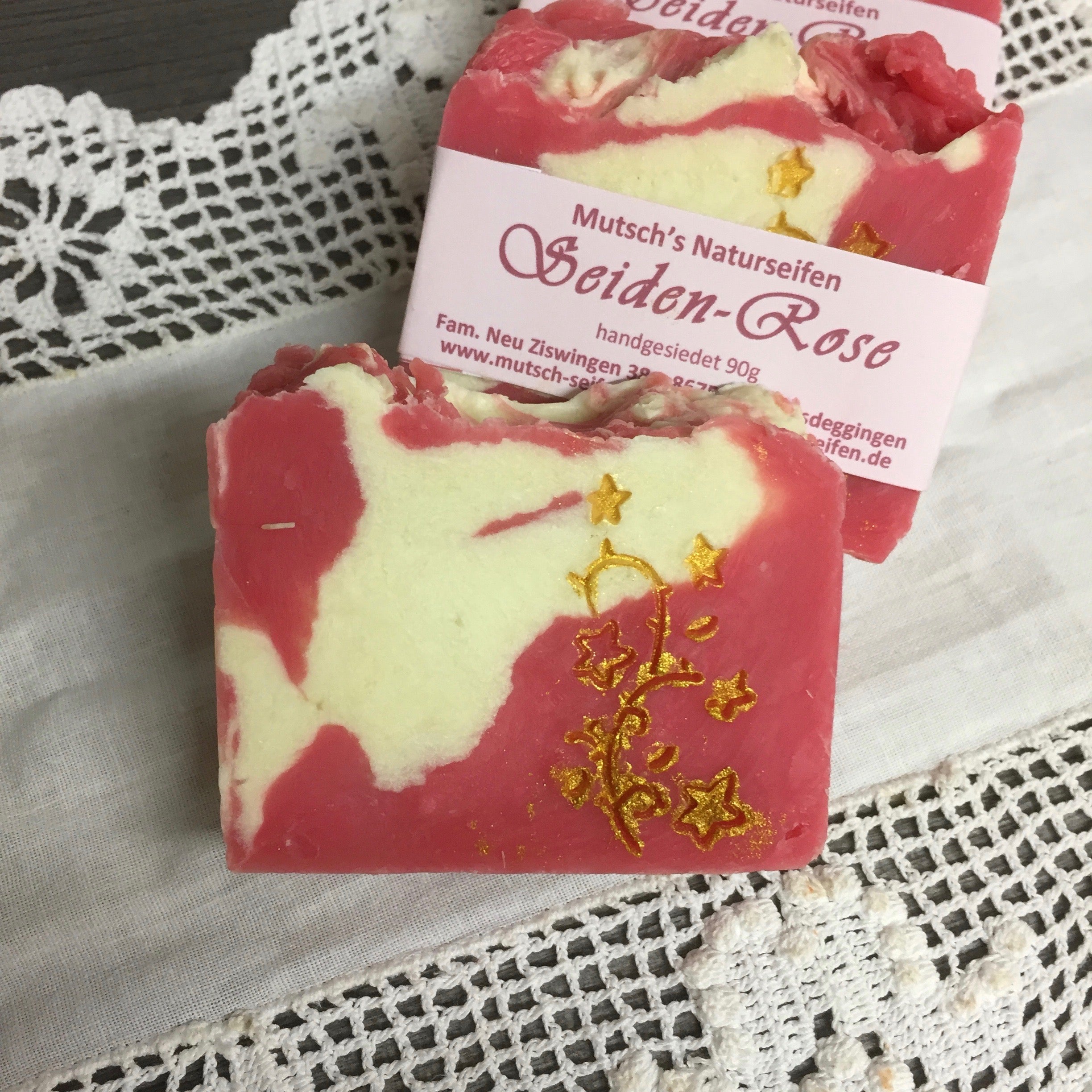 Naturseife Bio "Seidenrose"