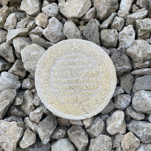 Luffa-Seifenkissen rund