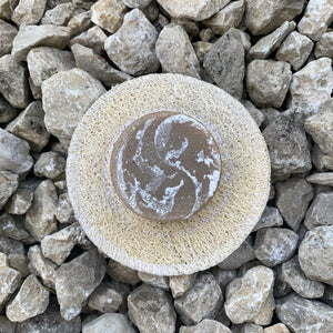 Luffa-Seifenkissen rund