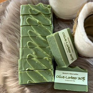 Naturseife Bio "Olive-Lorbeer 35%" (wie Alepposeife)