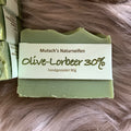 Naturseife Bio "Olive-Lorbeer 35%" (wie Alepposeife)