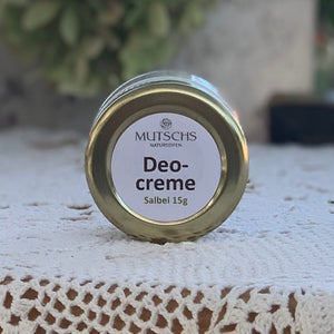 Deo-Creme Bio "Salbei" -ohne Aluminium- (Mini)