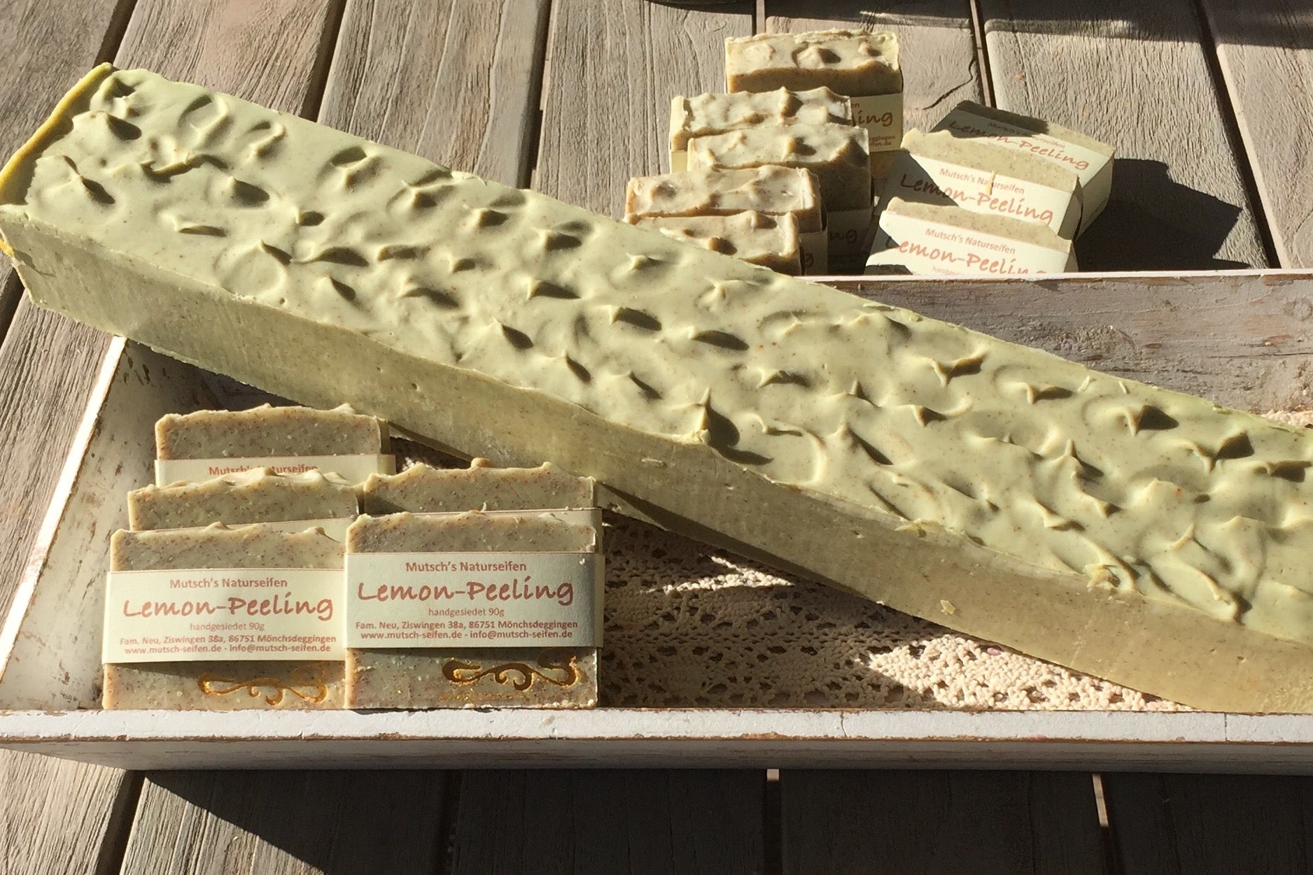 Naturseife Bio "Lemon-Peeling"